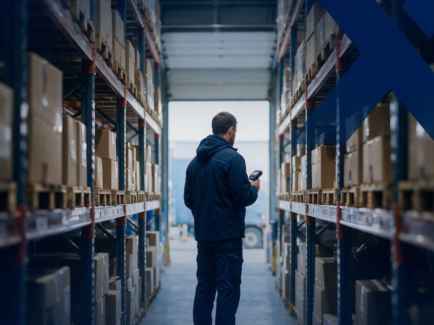 Inside the NexEuro warehouse in France